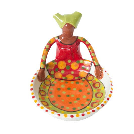 1Lady Sweetie Dish Bright on White