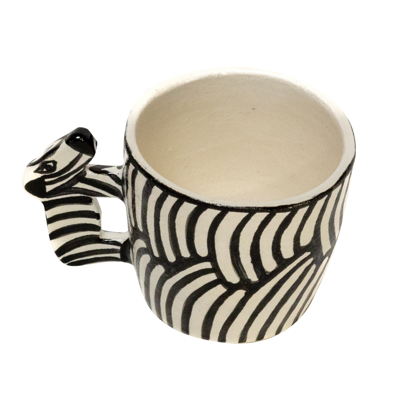 Zebra Handle Mug - Espresso size