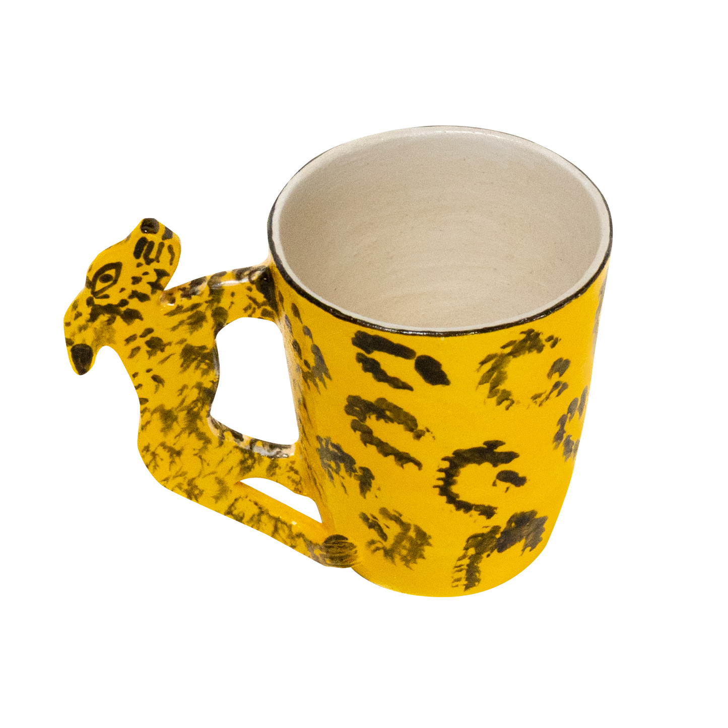 Cheetah Handle Mug - standard size