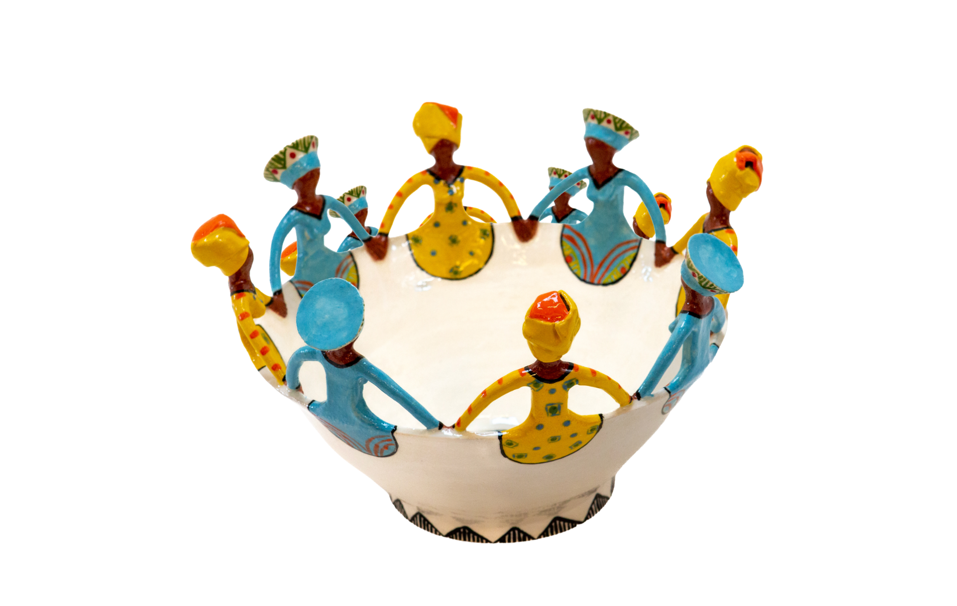 8Lady Women of Africa Ubuntu Bowl Zulu & Xhosa – ZizameleCeramics