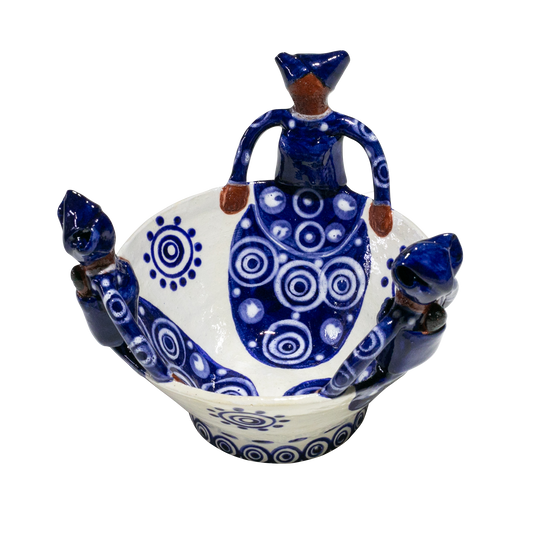 3Lady Ubuntu Bowl Indigo