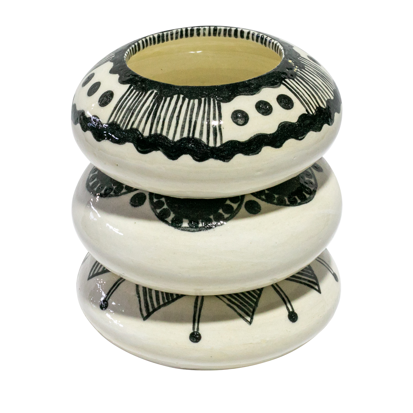 Stacking Bowls | Black & White | Small
