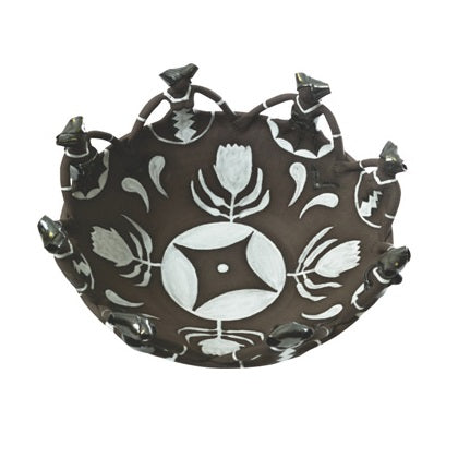 8Lady Ubuntu Bowl Metallic on Charcoal