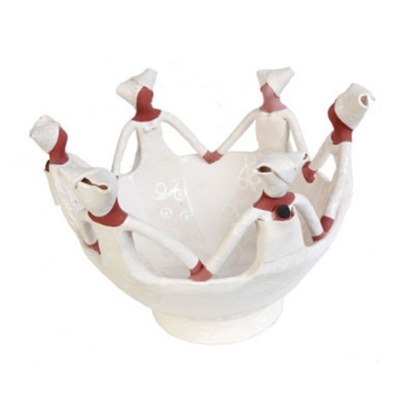 6Lady Ubuntu Bowl White on White