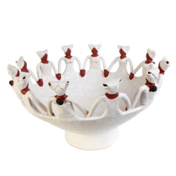 12Lady Ubuntu Bowl White on White