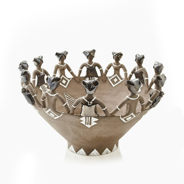 12Lady Ubuntu Bowl Metallic on Charcoal