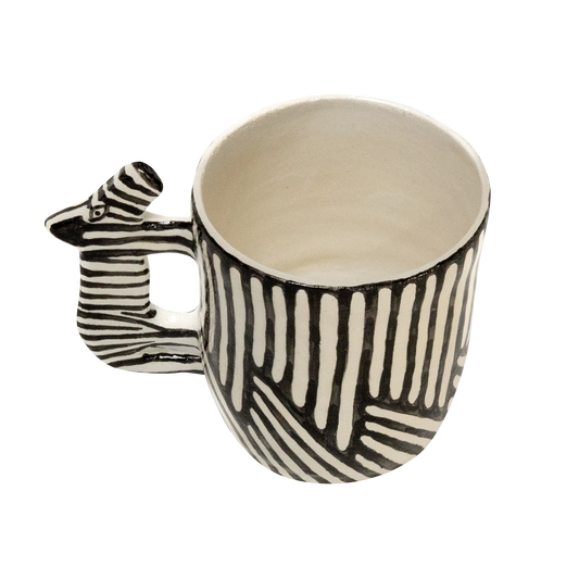 Zebra Handle Mug - standard size