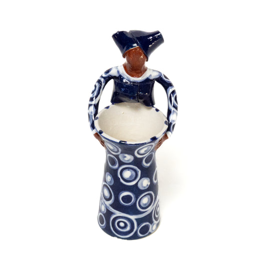 1Lady Small Vase Indigo
