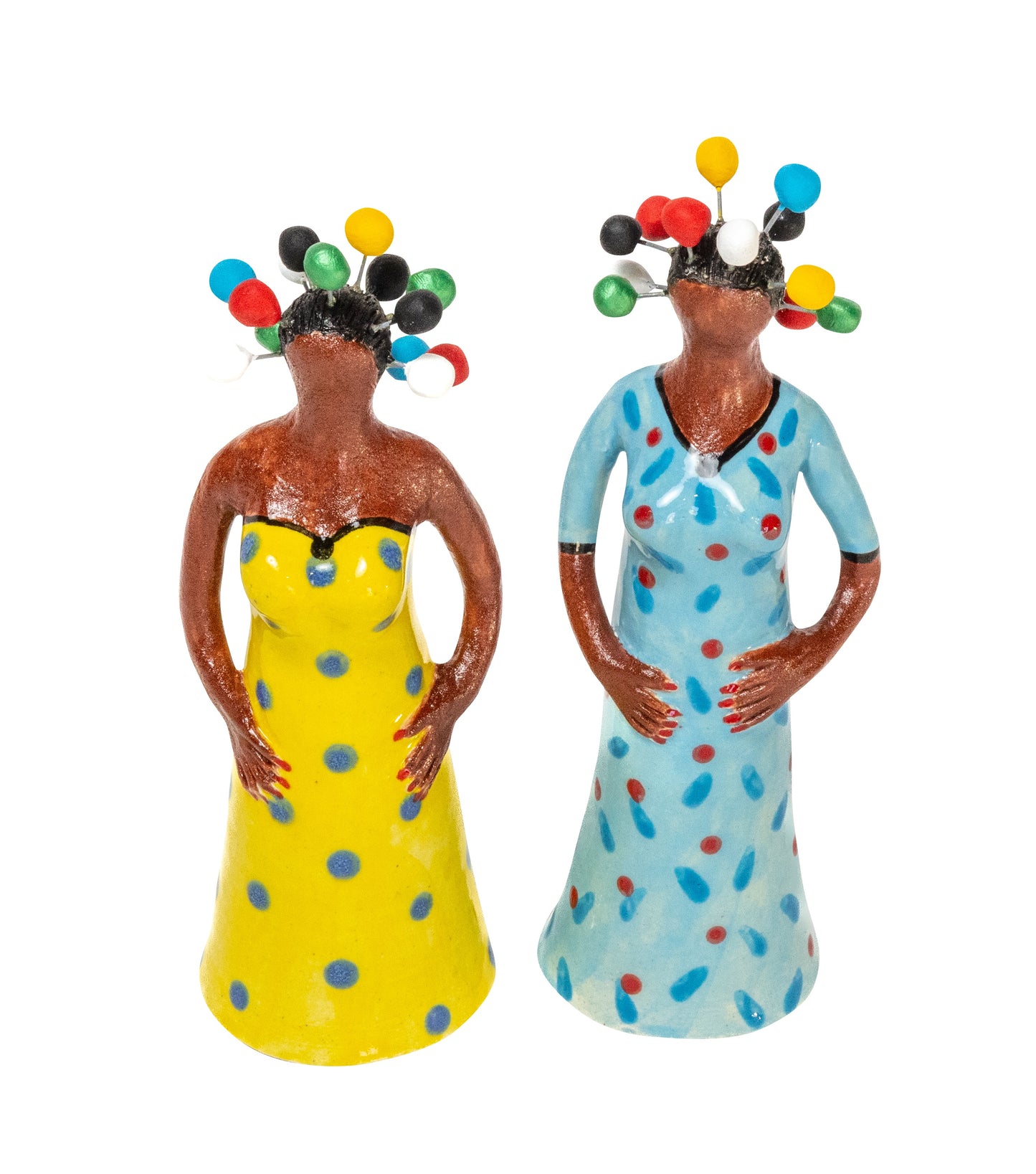 Standing Hairstyle African Lady