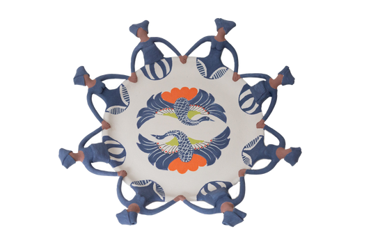 8Lady Ceramic Platter Birds