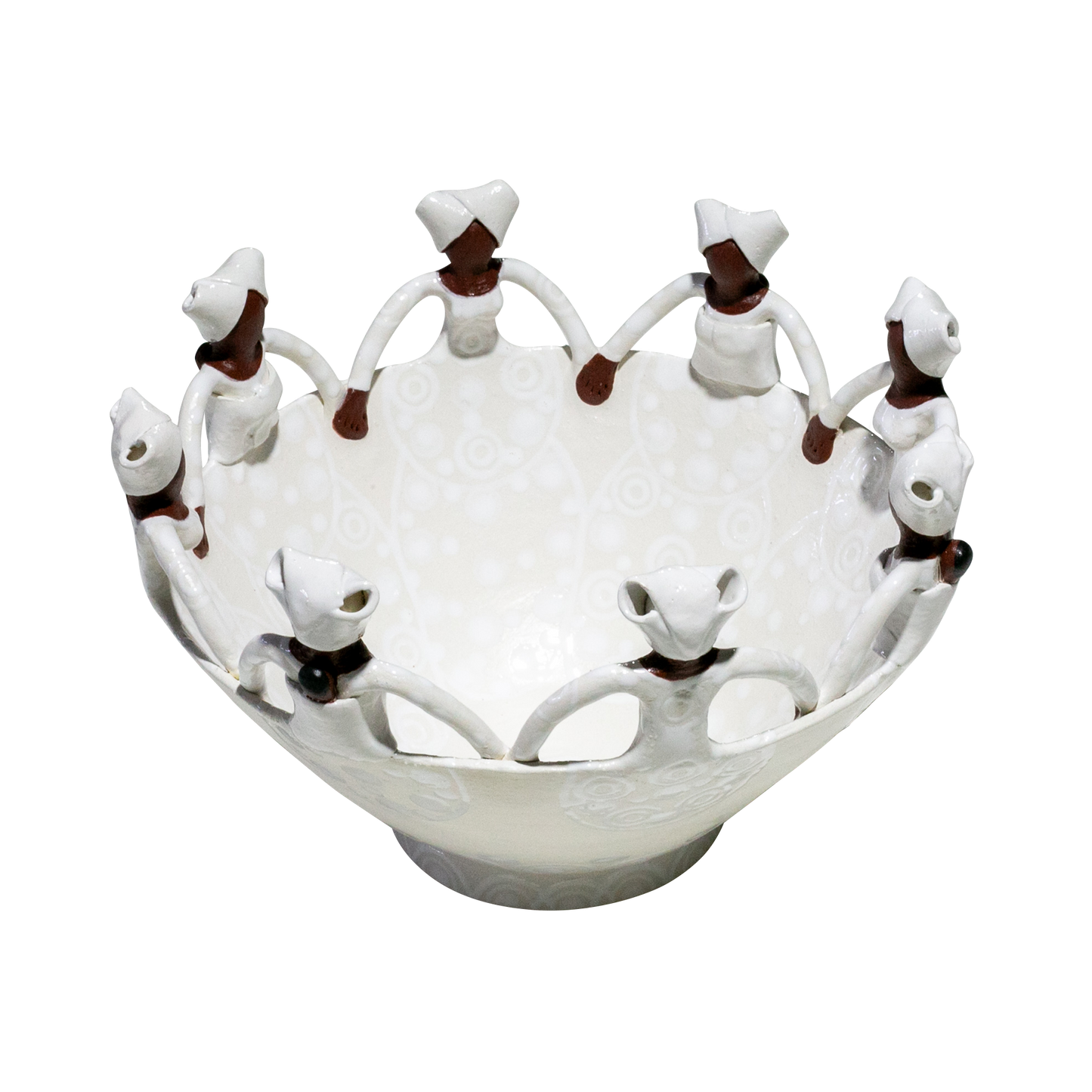 8Lady Ubuntu Bowl White on White