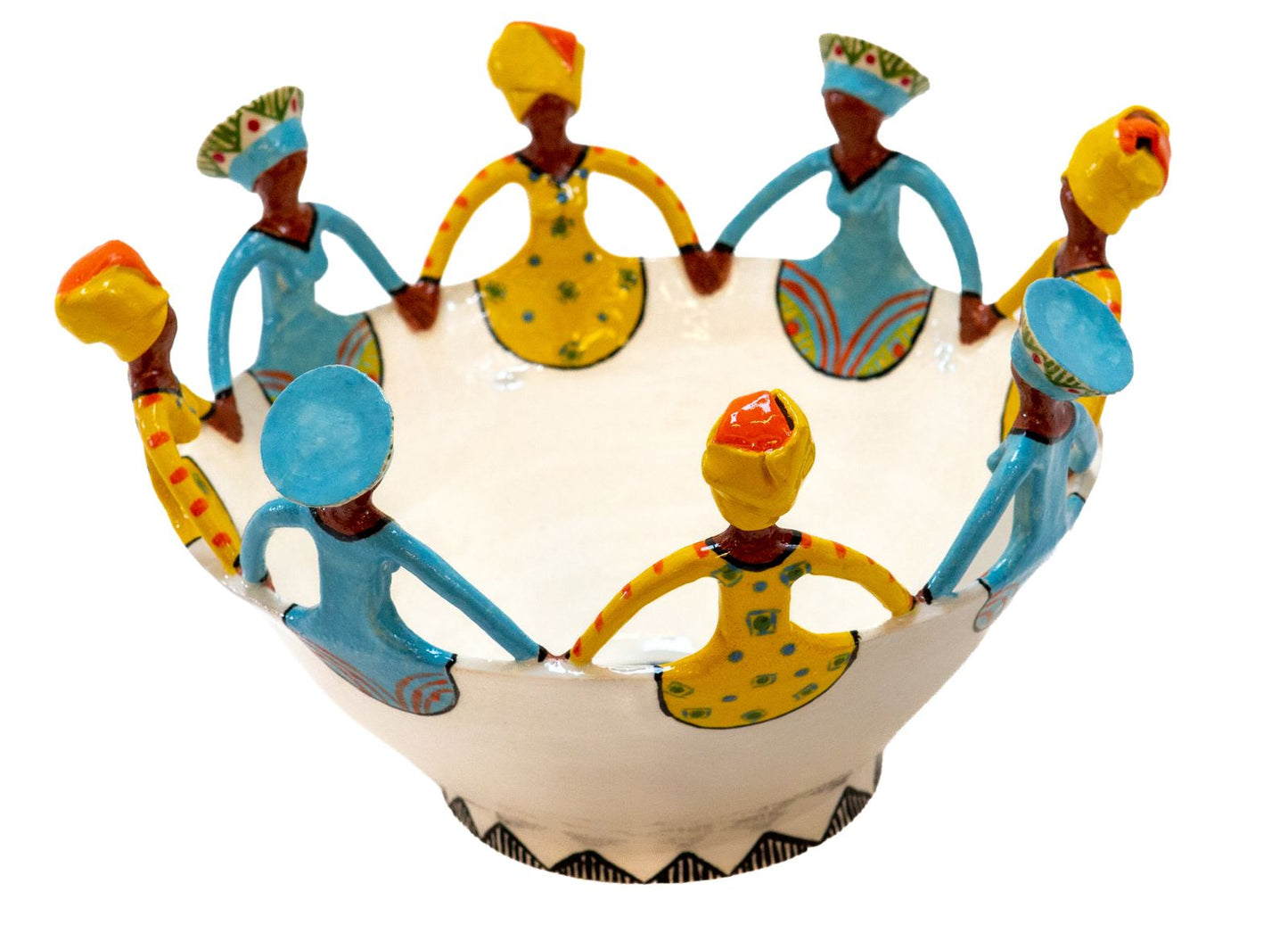 8Lady Women of Africa Ubuntu Bowl Zulu & Xhosa