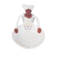 1Lady Angel Sweetie Dish White on White