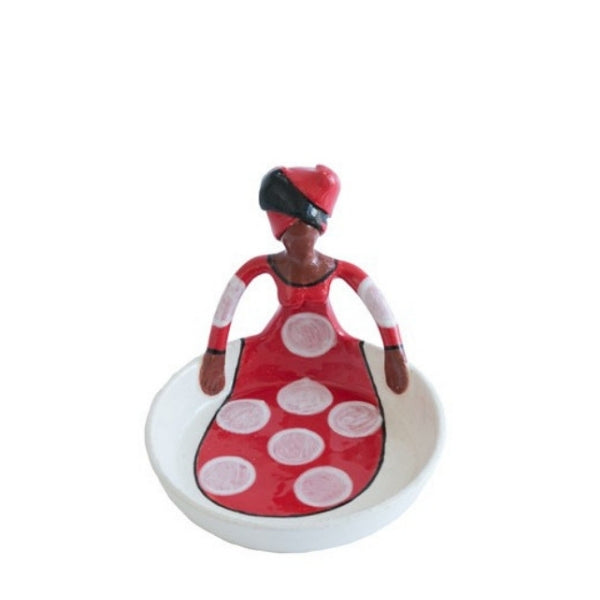 1Lady Women of Africa Sweetie Dish Xhosa Red